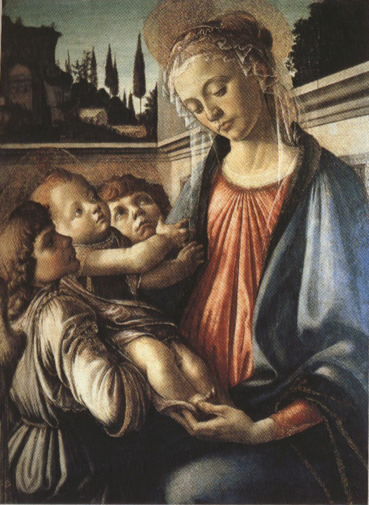 Madonna and Child with two Angels (mk36)